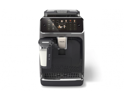Кофемашина Philips Series 5500, 1.8л, зерно+мол., автомат.капуч, дисплей, авторецептов -22, холодн. кафе, серебристо-черный