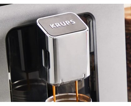 Кофемашина Krups Evidence Hot & Cold 2.3л, зерно, автомат.капучинатор, OLED диспл, авторецептов - 18, серо - черный Кофемашина Krups Evidence Hot & Cold 2.3л, зерно, автомат.капучинатор, OLED диспл, авторецептов - 18, серо - черный