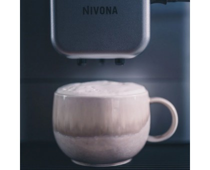 Кавомашина Nivona CafeRomatica, 1.8л, зерно+мелена, автомат.капуч, дисплей, авторецептів -9, пригот, холодної кави, перлинно-блакитний Кавомашина Nivona CafeRomatica, 1.8л, зерно+мелена, автомат.капуч, дисплей, авторецептів -9, пригот, холодної кави, перлинно-блакитний