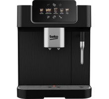 Кавомашина Beko 2.0л, зерно, ручний капучинатор, авторецептів - 5, чорний