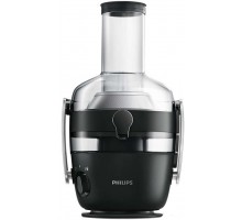 Соковыжималка Philips Avance Collection центробежная 1000Вт, чаша-1л, жмых-2.1л, желоб на целое яблоко, пластик, черный