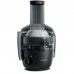 Соковыжималка Philips Avance Collection центробежная 1000Вт, чаша-1л, жмых-2.1л, желоб на целое яблоко, пластик, черный