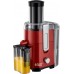 Соковыжималка Russell Hobbs Desire центробежная 550Вт, чаша-0.75л, жмых-2л, пластик, красно-черный