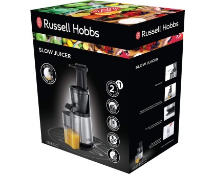 Соковыжималка  Russell Hobbs 25170-56 Slowjuicer,150Вт, шнековая, нержавеющая сталь