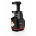 Соковыжималка Tefal Juiceo шнековая 150Вт, чаша-0.8л, жмых-0.8л, насадка для цитрусовых, пластик, черно-крассный