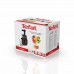 Соковыжималка Tefal Juiceo шнековая 150Вт, чаша-0.8л, жмых-0.8л, насадка для цитрусовых, пластик, черно-крассный