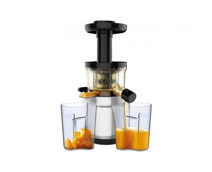 Соковыжималка Tefal Juice&Clean шнековая 150Вт, чаша-0.8л, жмых-0.8л, пластик, серебристо-черный