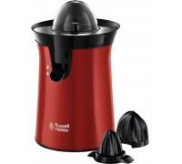 Соковыжималка Russell Hobbs Colours Plus цитрус-пресс 600Вт, 2 насадки в комплекте, пластик, крассный