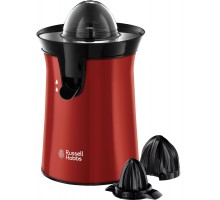 Соковыжималка Russell Hobbs Colours Plus цитрус-пресс 600Вт, 2 насадки в комплекте, пластик, крассный