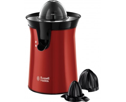 Соковыжималка Russell Hobbs Colours Plus цитрус-пресс 600Вт, 2 насадки в комплекте, пластик, крассный