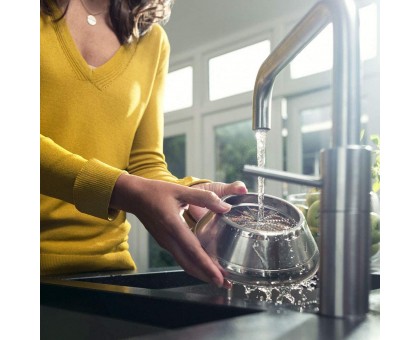 Соковитискач Philips Avance Collection відцентрований 1200Вт, чаша-1л, жмих-2.1л, жолоб на ціле яблуко, пластик/метал, сріблястий