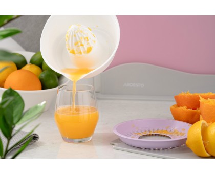 Соковитискач ручний для цитрусових Ardesto Fresh, 0.6л, пластик, ліловий