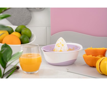 Соковитискач ручний для цитрусових Ardesto Fresh, 0.6л, пластик, ліловий
