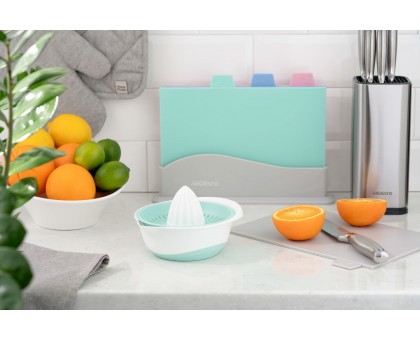 Соковитискач ручний для цитрусових Ardesto Fresh, 0.6л, пластик, блакитний
