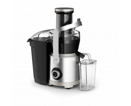 Соковыжималка Tefal Nutri XXL центробежная 1000Вт, чаша-0.8л, жмых-2.2 л, желоб на целое яблоко, пластик/металл, черный