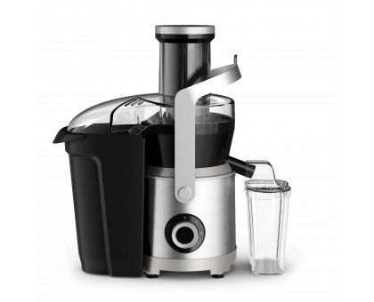 Соковыжималка Tefal Nutri XXL центробежная 1000Вт, чаша-0.8л, жмых-2.2 л, желоб на целое яблоко, пластик/металл, черный