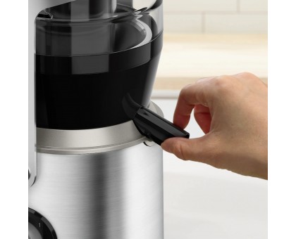 Соковыжималка Tefal Nutri XXL центробежная 1000Вт, чаша-0.8л, жмых-2.2 л, желоб на целое яблоко, пластик/металл, черный