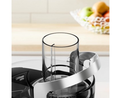 Соковыжималка Tefal Nutri XXL центробежная 1000Вт, чаша-0.8л, жмых-2.2 л, желоб на целое яблоко, пластик/металл, черный