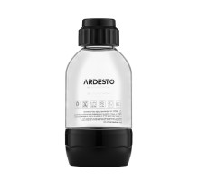 Бутылка для сифону Ardesto 0,6л, пластик, прозрачный