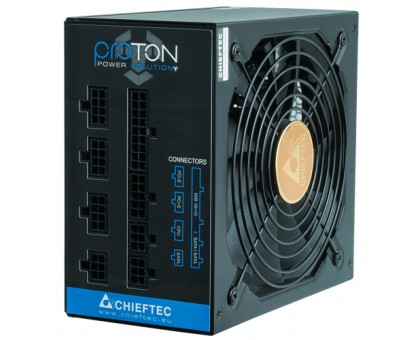 Блок питания CHIEFTEC Proton (1000W), >85%, 80+ Bronze, 140мм, 1xMB 24pin(20+4), 1xCPU 8pin(4+4), 1xCPU 8pin, 3xMolex, 9xSATA, 6xPCIe 8pin(6+2), Fully Modular Блок питания CHIEFTEC Proton (1000W), >85%, 80+ Bronze, 140мм, 1xMB 24pin(20+4), 1xCPU 8pin(4+4), 1xCPU 8pin, 3xMolex, 9xSATA, 6xPCIe 8pin(6+2), Fully Modular
