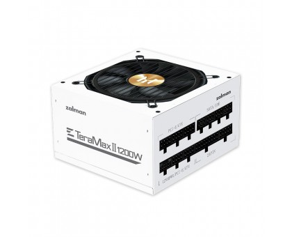 Блок живлення Zalman Teramax 2 WH (1200W), >90%, 80+ Gold, 120мм, 1xMB 28pin (18+10), 2xCPU 8pin(4+4), 3xMolex, 12xSATA, 4xPCIe 8pin(6+2), 1xPCIe GEN5 16pin, Fully Modular Блок живлення Zalman Teramax 2 WH (1200W), >90%, 80+ Gold, 120мм, 1xMB 28pin (18+10), 2xCPU 8pin(4+4), 3xMolex, 12xSATA, 4xPCIe 8pin(6+2), 1xPCIe GEN5 16pin, Fully Modular
