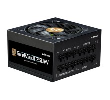 Блок питания Zalman Teramax 2  (750W), >90%, 80+ Gold, 120mm, 1xMB 18pin+10pin, 2xCPU 8pin(4+4), 3xMolex, 8xSATA, 3xPCIe 8pin(6+2), 1xPCIe GEN5 16pin, Fully Modular