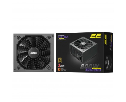 Блок питания 2E GAMING Extra Power (800W), >90% 80+ Gold, 140мм, 1xMB 24pin(20+4), 2xCPU 8pin(4+4), 3xMolex, 6xSATA, 4xPCIe 8pin(6+2), Modular Блок питания 2E GAMING Extra Power (800W), >90% 80+ Gold, 140мм, 1xMB 24pin(20+4), 2xCPU 8pin(4+4), 3xMolex, 6xSATA, 4xPCIe 8pin(6+2), Modular