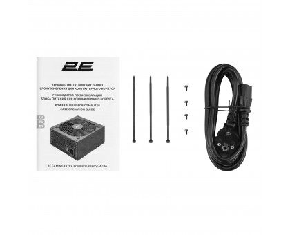 Блок питания 2E GAMING Extra Power (800W), >90% 80+ Gold, 140мм, 1xMB 24pin(20+4), 2xCPU 8pin(4+4), 3xMolex, 6xSATA, 4xPCIe 8pin(6+2), Modular Блок питания 2E GAMING Extra Power (800W), >90% 80+ Gold, 140мм, 1xMB 24pin(20+4), 2xCPU 8pin(4+4), 3xMolex, 6xSATA, 4xPCIe 8pin(6+2), Modular