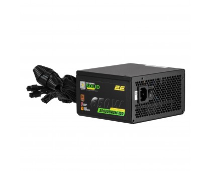 Блок живлення 2E GAMING Solid Power (650W), >85%, 80+ Bronze, 120мм, 1xMB 24pin(20+4), 2xCPU 8pin(4+4), 3xMolex, 6xSATA, 4xPCIe 8pin(6+2), Semi Modular Блок живлення 2E GAMING Solid Power (650W), >85%, 80+ Bronze, 120мм, 1xMB 24pin(20+4), 2xCPU 8pin(4+4), 3xMolex, 6xSATA, 4xPCIe 8pin(6+2), Semi Modular