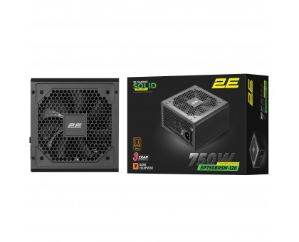 Блок питания 2E GAMING Solid Power (750W), >85%, 80+ Bronze, 120мм, 1xMB 24pin(20+4), 2xCPU 8pin(4+4), 3xMolex, 6xSATA, 4xPCIe 8pin(6+2), Semi Modular Блок питания 2E GAMING Solid Power (750W), >85%, 80+ Bronze, 120мм, 1xMB 24pin(20+4), 2xCPU 8pin(4+4), 3xMolex, 6xSATA, 4xPCIe 8pin(6+2), Semi Modular