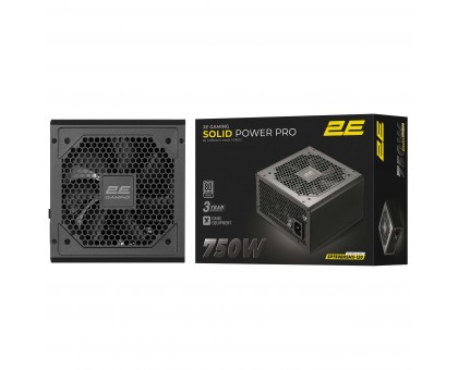 Блок питания 2E GAMING Solid Power Pro ATX3.1 GEN5.0 (750W), >85%, 80+ Bronze, 120мм, 1xMB 24pin(20+4), 2xCPU 8pin(4+4), 3xMolex, 6xSATA, 4xPCIe 8pin(6+2), 1xPCIe GEN5 16pin, Semi Modular Блок питания 2E GAMING Solid Power Pro ATX3.1 GEN5.0 (750W), >85%, 80+ Bronze, 120мм, 1xMB 24pin(20+4), 2xCPU 8pin(4+4), 3xMolex, 6xSATA, 4xPCIe 8pin(6+2), 1xPCIe GEN5 16pin, Semi Modular