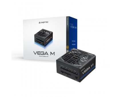 Блок питания CHIEFTEC Vega M (850W), >90%, 80+ Gold, 135мм FDB, 1xMB 24pin(20+4), 2xCPU 8pin(4+4), 3xMolex, 6xSATA, 4xPCIe 8pin(6+2), 1xPCIe GEN5 16pin, Fully Modular Блок питания CHIEFTEC Vega M (850W), >90%, 80+ Gold, 135мм FDB, 1xMB 24pin(20+4), 2xCPU 8pin(4+4), 3xMolex, 6xSATA, 4xPCIe 8pin(6+2), 1xPCIe GEN5 16pin, Fully Modular