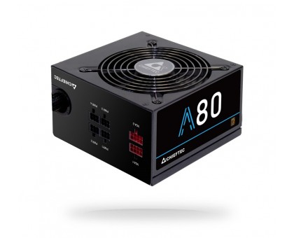 Блок живлення CHIEFTEC A-80  (750W), >85%, 120мм, 1xMB 24pin(20+4), 1xCPU 8pin(4+4), 4xMolex, 6xSATA, 2xPCIe 8pin(6+2), Modular