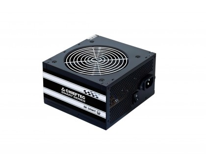 Блок живлення CHIEFTEC Smart  (600W), >85%, 120мм, 1xMB 24pin(20+4), 1xCPU 8pin(4+4), 2xMolex, 4xSATA, 2xPCIe 8pin(6+2)