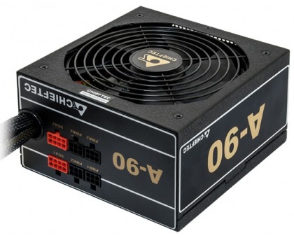 Блок питания CHIEFTEC A-90  (750W), >90%, 140мм, 1xMB 24pin(20+4), 1xCPU 8pin(4+4), 3xMolex, 8xSATA, 4xPCIe 8pin(6+2), Modular