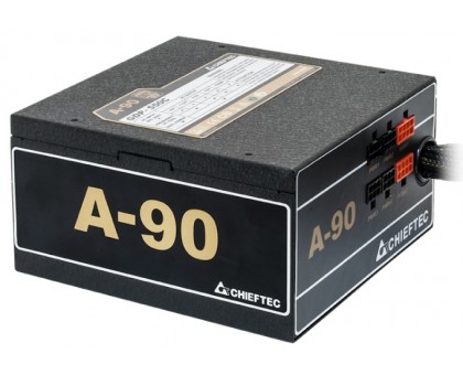 Блок питания CHIEFTEC A-90  (750W), >90%, 140мм, 1xMB 24pin(20+4), 1xCPU 8pin(4+4), 3xMolex, 8xSATA, 4xPCIe 8pin(6+2), Modular