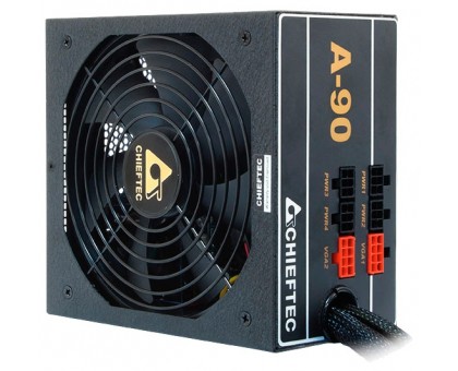 Блок питания CHIEFTEC A-90  (750W), >90%, 140мм, 1xMB 24pin(20+4), 1xCPU 8pin(4+4), 3xMolex, 8xSATA, 4xPCIe 8pin(6+2), Modular