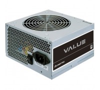 Блок живлення CHIEFTEC Value  (400W), >80%, 80+ White(230V Only), 120мм, 1xMB 24pin(20+4), 1xCPU 8pin(4+4), 2xMolex, 3xSATA, 1xPCIe 8pin(6+2), Bulk