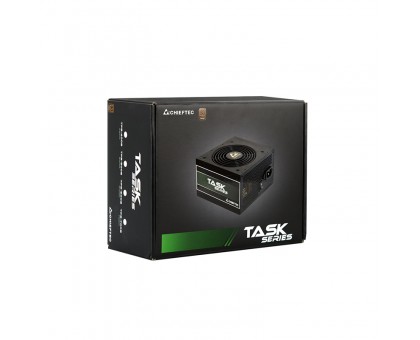 Блок живлення CHIEFTEC Task  (600W), >85%, 80+ Bronze, 120мм, 1xMB 24pin(20+4), 1xCPU 8pin(4+4), 3xMolex, 5xSATA, 2xPCIe 8pin(6+2)