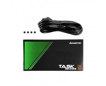 Блок живлення CHIEFTEC Task  (600W), >85%, 80+ Bronze, 120мм, 1xMB 24pin(20+4), 1xCPU 8pin(4+4), 3xMolex, 5xSATA, 2xPCIe 8pin(6+2)