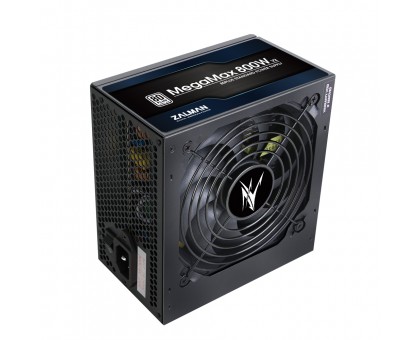 Блок живлення Zalman Megamax (800W), 83%, 80+ White, 120мм, 1xMB 24pin(20+4), 2xCPU (8pin+(4+4)pin) 4xMolex, 8xSATA, 4xPCIe 8pin(6+2) Блок живлення Zalman Megamax (800W), 83%, 80+ White, 120мм, 1xMB 24pin(20+4), 2xCPU (8pin+(4+4)pin) 4xMolex, 8xSATA, 4xPCIe 8pin(6+2)