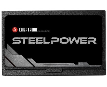 Блок живлення CHIEFTEC Steel Power  (750W), >85%, 80+ Bronze, 120мм, 1xMB 24pin(20+4), 2xCPU 8pin(4+4), 3xMolex, 6xSATA, 4xPCIe 8pin(6+2), Fully Modular