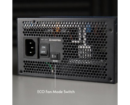 Блок живлення CHIEFTEC Atmos  (750W), >90%, 80+ Gold, 120мм FDB, 1xMB 24pin(20+4), 2xCPU 8pin(4+4), 4xMolex, 9xSATA, 2xPCIe 8pin(6+2), 1xPCIe GEN5 16pin, Fully Modular