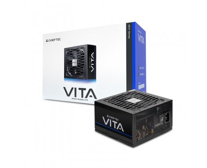 Блок живлення CHIEFTEC Vita  (750W), >85%, 80+ Bronze, 120мм, 1xMB 24pin(20+4), 2xCPU 8pin(4+4), 2xMolex, 6xSATA, 4xPCIe 8pin(6+2)