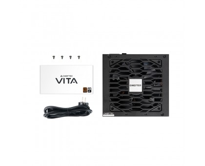 Блок живлення CHIEFTEC Vita  (750W), >85%, 80+ Bronze, 120мм, 1xMB 24pin(20+4), 2xCPU 8pin(4+4), 2xMolex, 6xSATA, 4xPCIe 8pin(6+2)