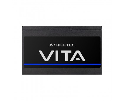 Блок питания CHIEFTEC Vita  (850W), >85%, 80+ Bronze, 120мм, 1xMB 24pin(20+4), 2xCPU 8pin(4+4), 2xMolex, 6xSATA, 4xPCIe 8pin(6+2)