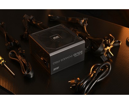 Блок живлення 2E GAMING Solid Power Pro ATX3.1 GEN5.0 (850W), >85%, 80+ Bronze, 120мм, 1xMB 24pin(20+4), 2xCPU 8pin(4+4), 3xMolex, 6xSATA, 4xPCIe 8pin(6+2), 1xPCIe GEN5 16pin, Semi Modular Блок живлення 2E GAMING Solid Power Pro ATX3.1 GEN5.0 (850W), >85%, 80+ Bronze, 120мм, 1xMB 24pin(20+4), 2xCPU 8pin(4+4), 3xMolex, 6xSATA, 4xPCIe 8pin(6+2), 1xPCIe GEN5 16pin, Semi Modular