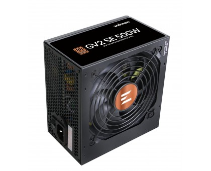 Блок живлення Zalman GV2SE (500W) 88%, 80+ Bronze, 120мм, 1xMB 24pin(20+4), 1xCPU(4pin+ 8pin), 3xMolex, 6xSATA, 2xPCIe 8pin(6+2) Блок живлення Zalman GV2SE (500W) 88%, 80+ Bronze, 120мм, 1xMB 24pin(20+4), 1xCPU(4pin+ 8pin), 3xMolex, 6xSATA, 2xPCIe 8pin(6+2)