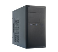 Корпус CHIEFTEC Elox HT-01B, без БЖ, 2xUSB3.1, VGA 340мм, mATX, чорний