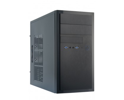 Корпус CHIEFTEC Elox HT-01B, без БЖ, 2xUSB3.1, VGA 340мм, mATX, чорний